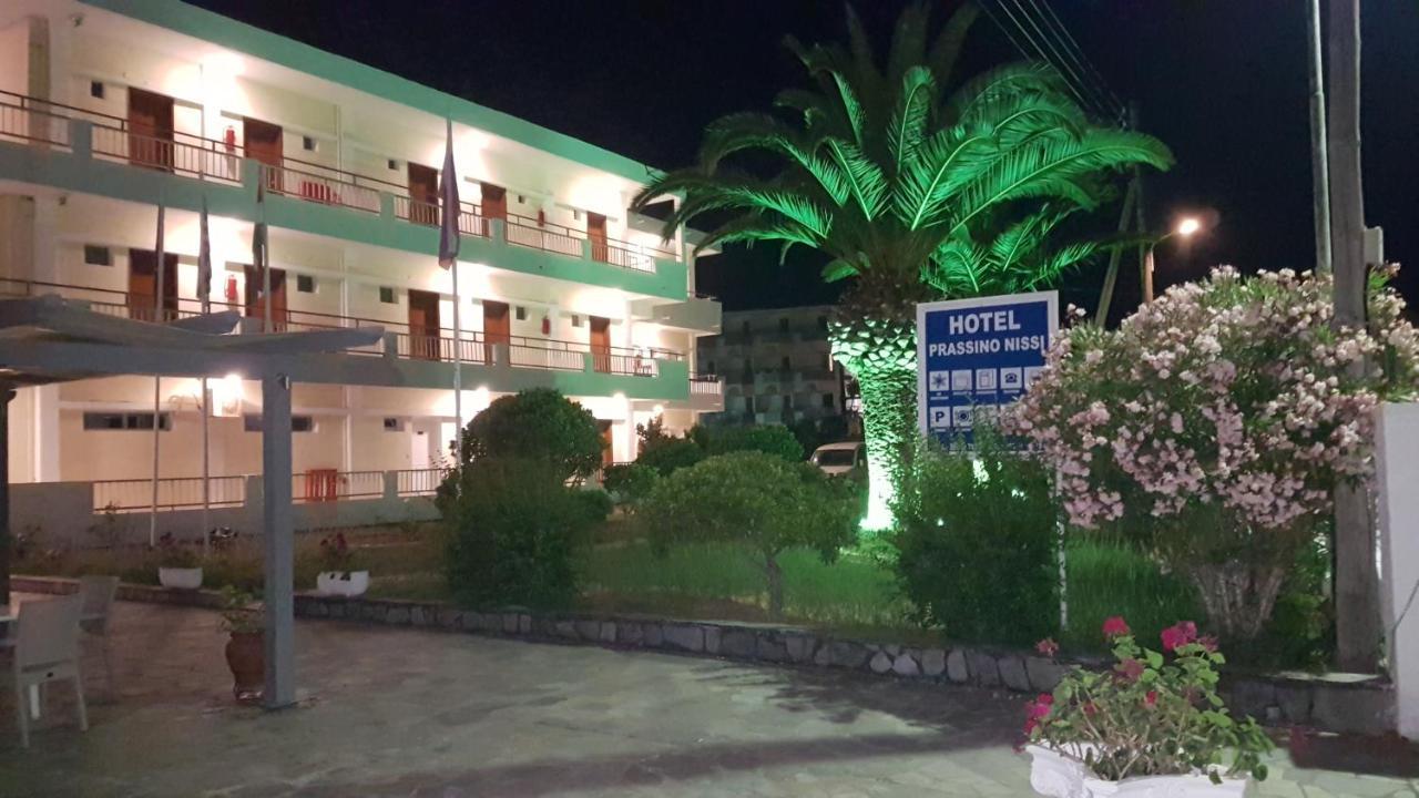 Hotel Prassino Nissi Moraḯtika Exterior foto