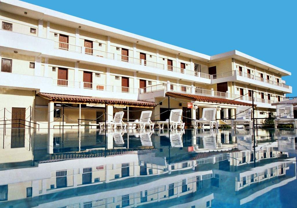 Hotel Prassino Nissi Moraḯtika Exterior foto